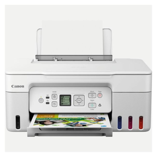 Canon PIXMA G3571 A4 Colour Multifunction Inkjet Printer (White) - DISCONTINUED