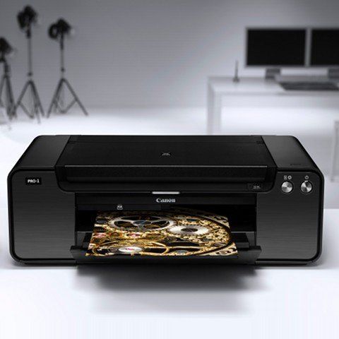 Canon PIXMA Pro 1 A3+ Colour Inkjet Photo Printer front view
