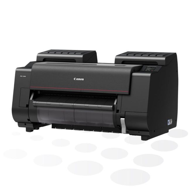 Canon ImagePROGRAF PRO-2000 A1 Photo Inkjet Printer left view