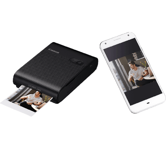 Canon SELPHY SQUARE QX10 (Black) Portable Colour Inkjet Printer