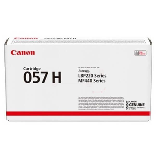 Canon 057H High Yield Black Toner Cartridge (10,000 Pages*) 3010C002AA