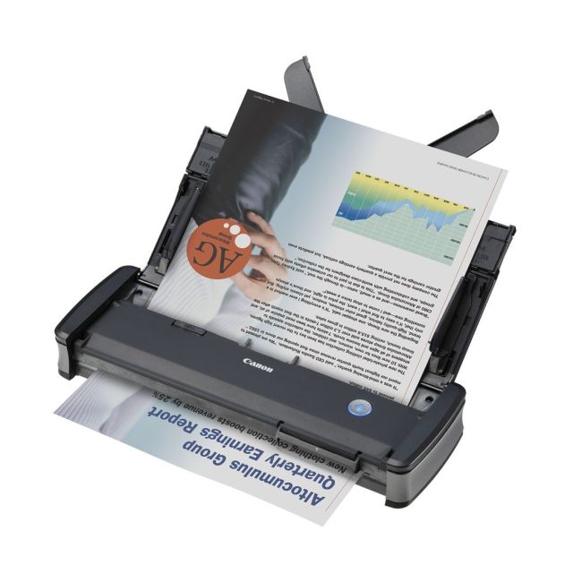 Canon imageFORMULA P-215II A4 Mobile Scanner scanning