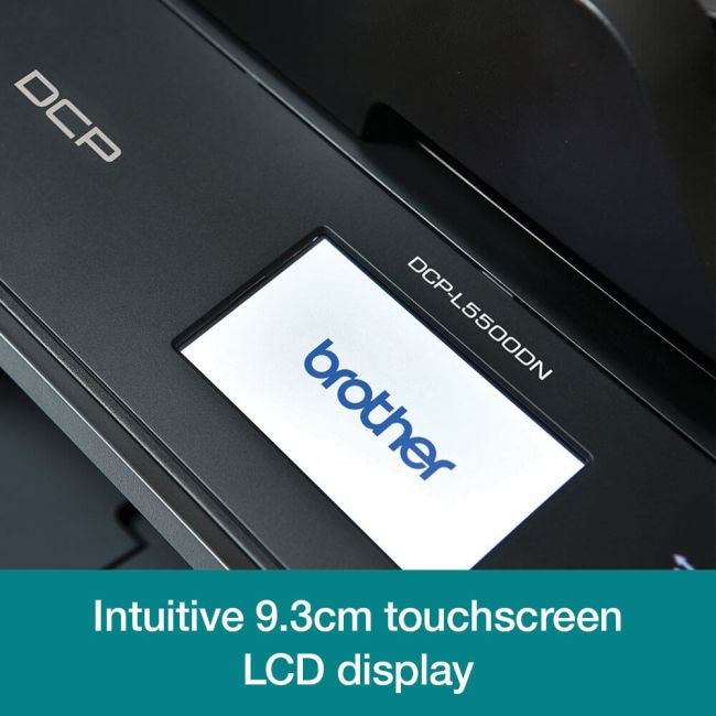 Brother DCP-L5500DN A4 Mono Laser Multifunction Printer Left View