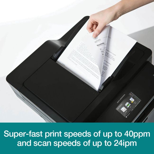 Brother DCP-L5500DN A4 Mono Laser Multifunction Printer Left View