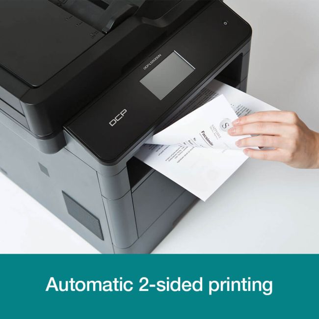 Brother DCP-L5500DN A4 Mono Laser Multifunction Printer Left View