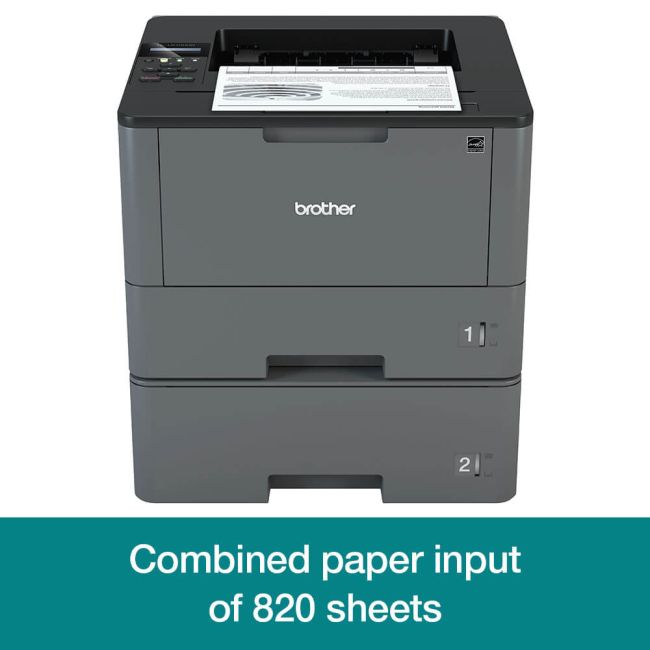Brother HL-L5100DNT A4 Mono Laser Printer Left View