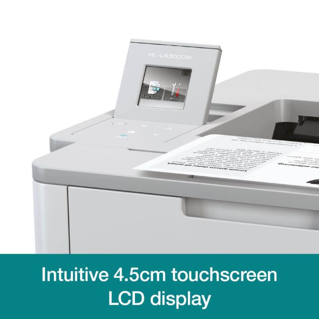 Brother HL-L6300DWT A4 Mono Laser Printer Lett View 