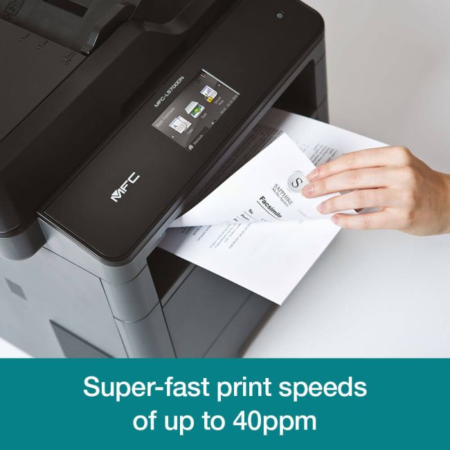 Brother MFC-L5700DN A4 Multifunction Printer Left View