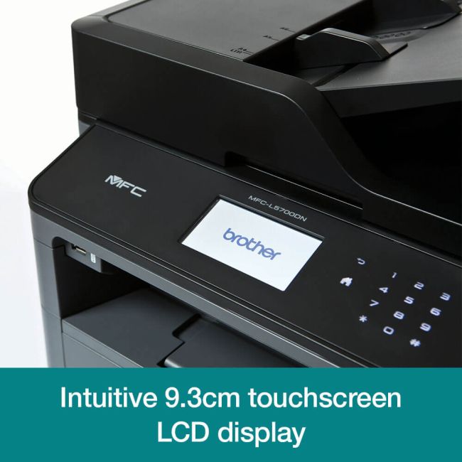 Brother MFC-L5700DN A4 Multifunction Printer Left View