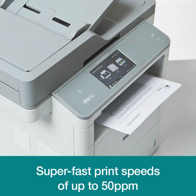 Brother MFC-L6800DW A4 Mono Laser Multifunction Printer Front View