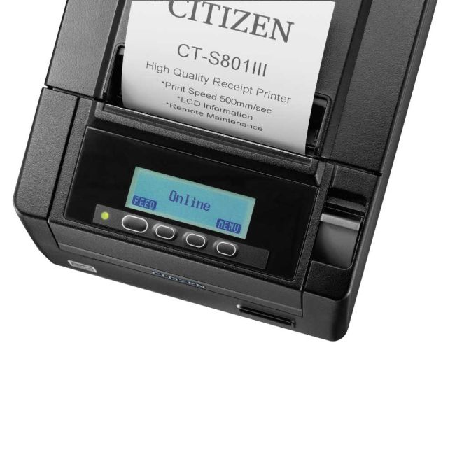 Citizen CT-S801III Direct Thermal POS Printer + Cutter