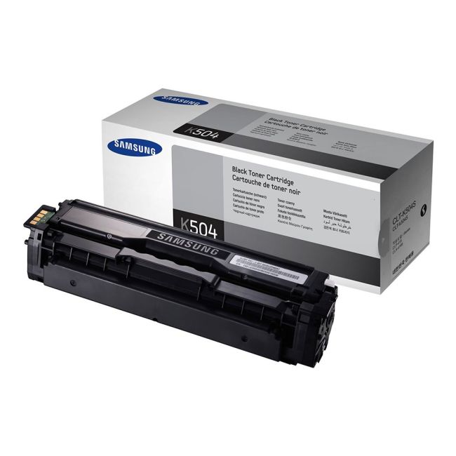 Samsung CLT-K504S Black Toner Cartridge (2,500 pages*) CLT-K504S/ELS