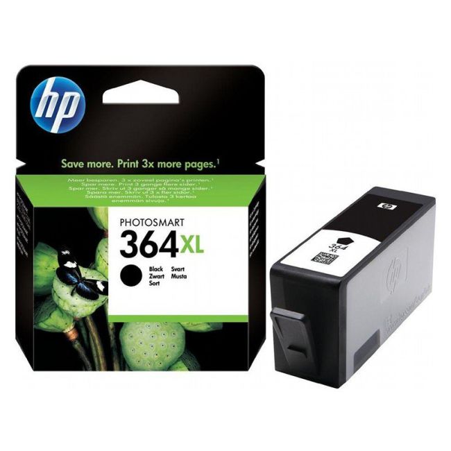 HP CN684EE No.364XL Black Ink Cartridge (550 pages*)
