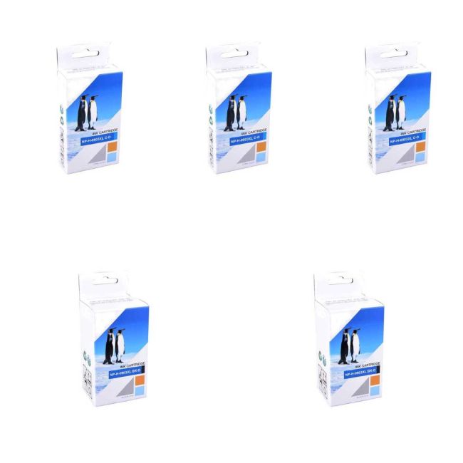 Compatible Canon CLI-571 CMYK 5 Ink Cartridge Multipack