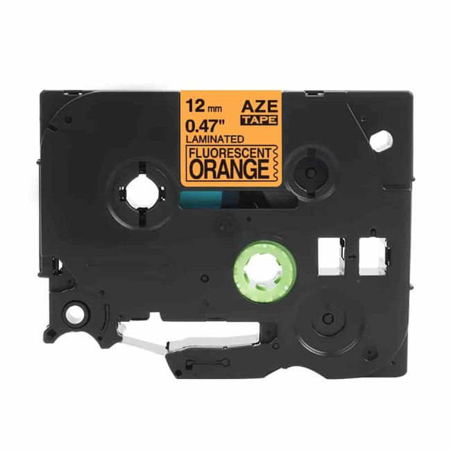 Compatible Brother TZeB31 TZB31 12mm Black On Fluorescent Orange Tape