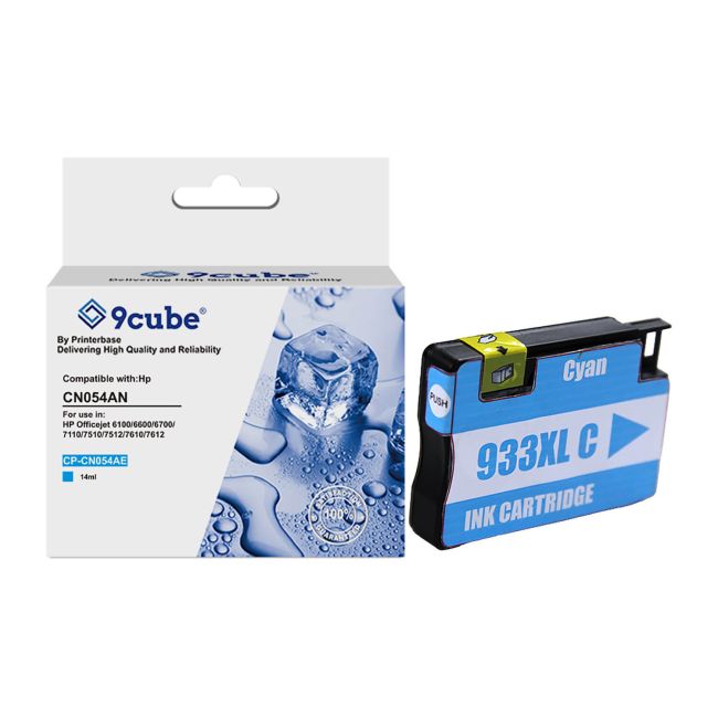 Compatible HP CN054AE 933XL Cyan Ink Cartridge (825 pages*)