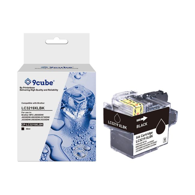 Compatible Brother LC3219XLBK High Yield Black Ink Cartridge (3,000 Pages*) 