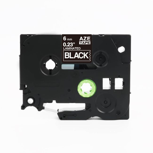 Compatible Brother TZ315 6mm Gloss White On Black Tape