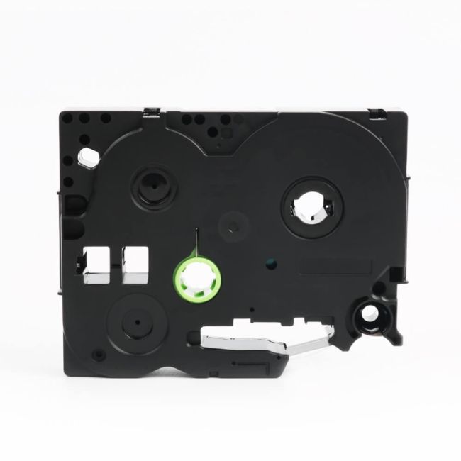 Compatible Brother TZ111 6mm Gloss Black On Clear Tape