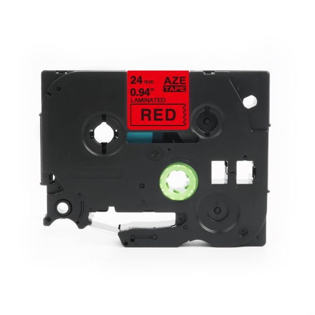 Compatible Brother TZ451 24mm Gloss Black On Red Tape 
