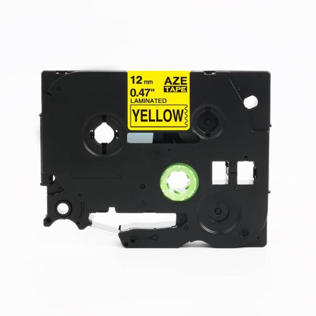 Compatible Brother TZ631 12mm Gloss Black On Yellow Tape 