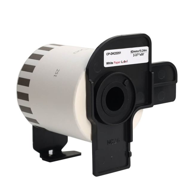 Compatible Brother DK22251 - Black / Red Continuous Paper Tape