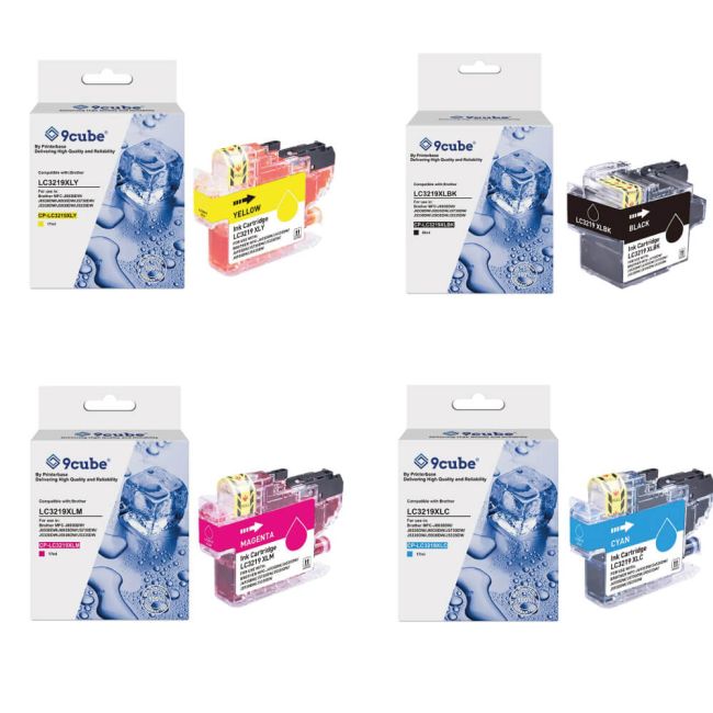 Compatible Brother LC3219XL CMYK 4 Ink Cartridge Multipack