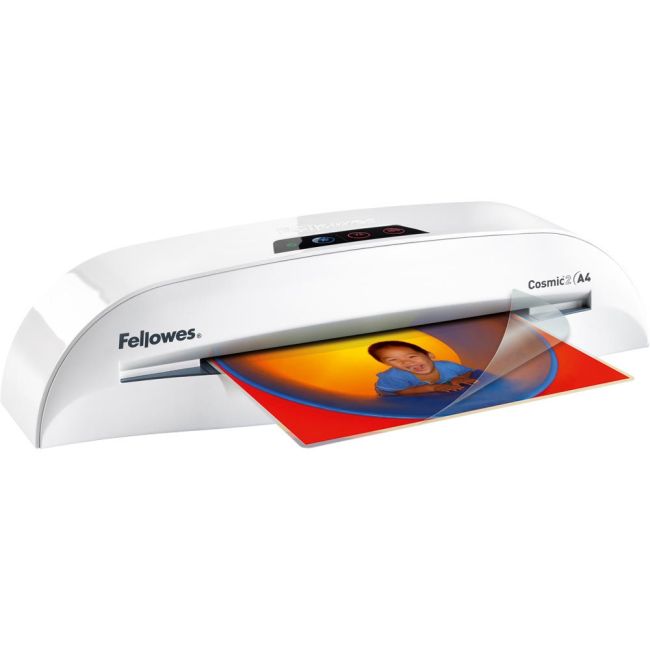 Fellowes Cosmic 2 A3 Laminator in use