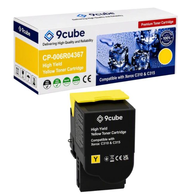 Compatible Xerox Yellow High Capacity Toner Cartridge (5,500 Pages*) CP-006R04367
