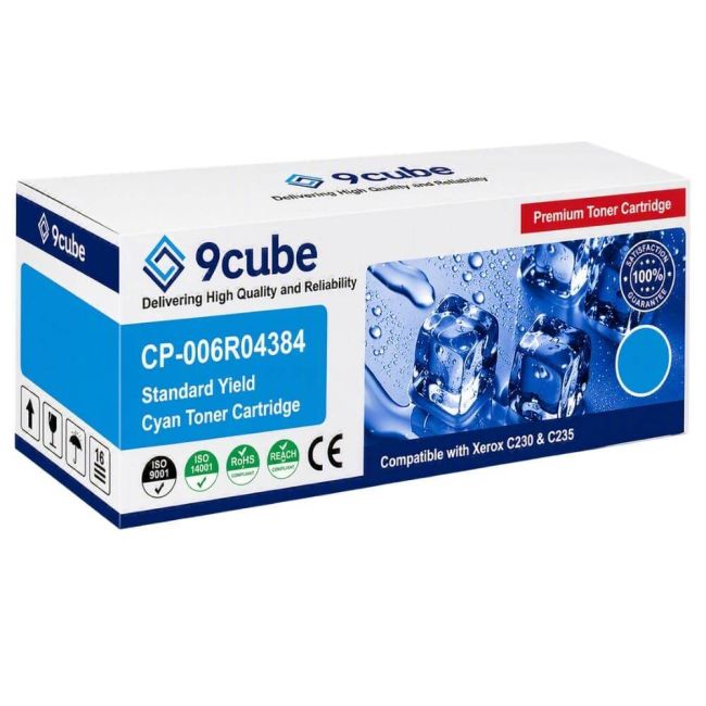 Compatible Xerox Standard Cyan Toner Cartridge (1,500 Pages*) CP-006R04384