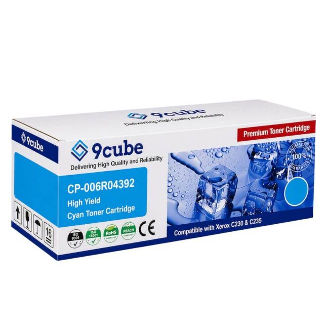 Compatible Xerox High Yield Cyan Toner Cartridge (2,500 Pages*) CP-006R04392