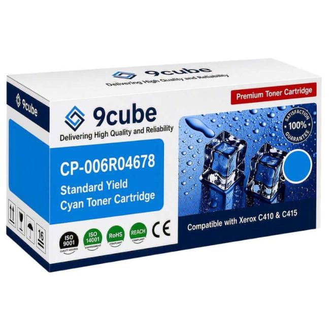 Compatible Xerox Standard Cyan Toner Cartridge (2,000 Pages*) CP-006R04678