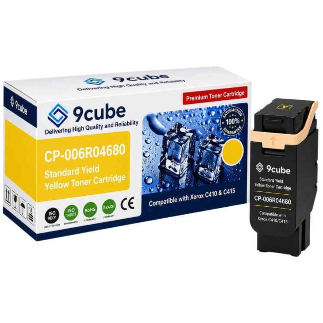 Compatible Xerox Standard Yellow Toner Cartridge (2,000 Pages*) CP-006R04680