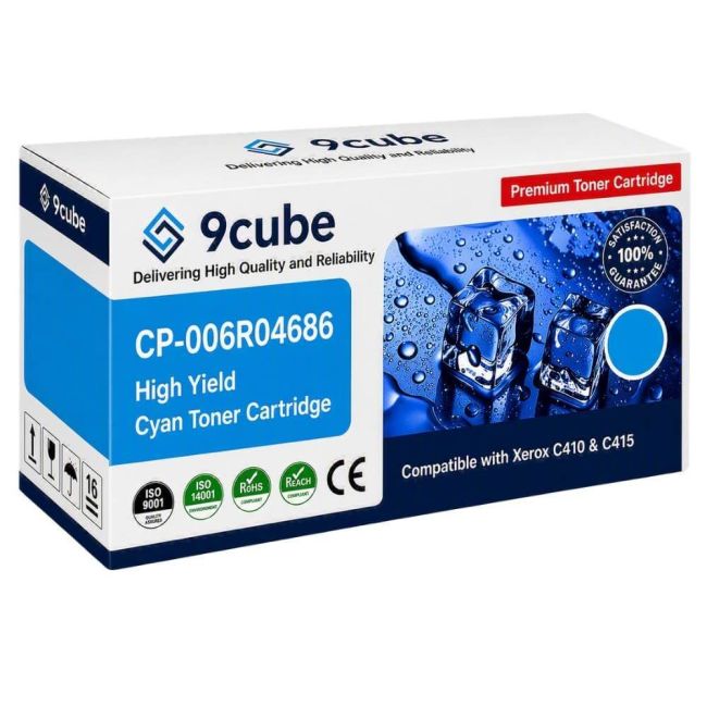 Compatible Xerox High Capacity Cyan Toner Cartridge (7,000 Pages*) CP-006R04686