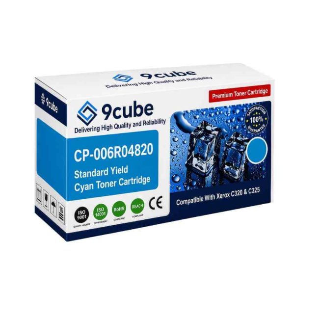 Compatible Xerox Cyan Standard Capacity Toner Cartridge (1,800 Pages*) CP-006R04820