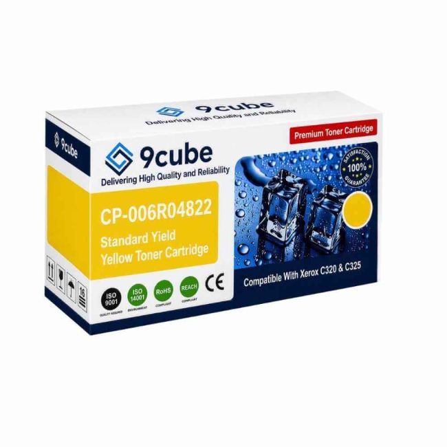 Compatible Xerox Yellow Standard Capacity Toner Cartridge (1,800 Pages*) CP-006R04822