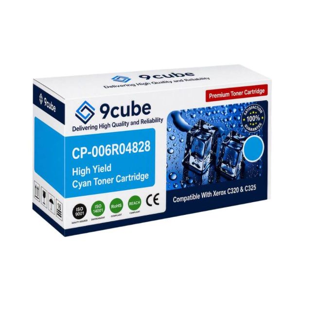 Compatible Xerox Cyan High Capacity Toner Cartridge (5,500 Pages*) CP-006R04828