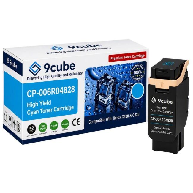 Compatible Xerox Cyan High Capacity Toner Cartridge (5,500 Pages*) CP-006R04828