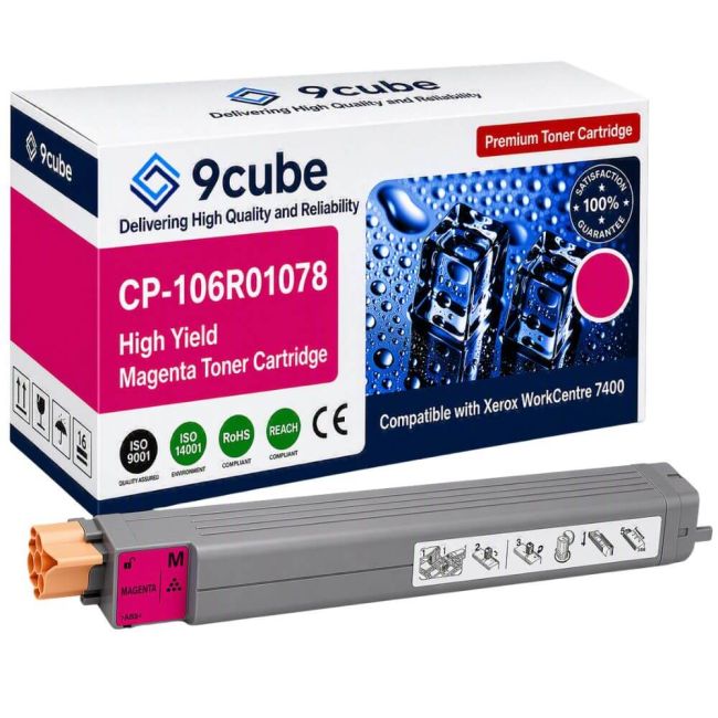 Compatible Xerox High Yield Magenta Toner (18,000 Pages*) CP-106R01078