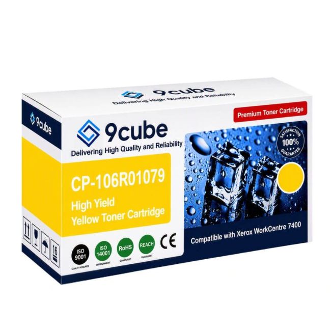 Compatible Xerox Yellow High Yield Toner (18,000 Pages*) CP-106R01079