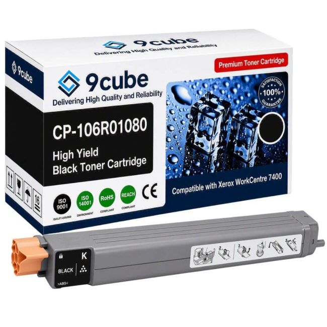 Compatible Xerox Black High Yield Toner (15,000 Pages*) CP-106R01080