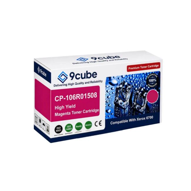 Compatible Xerox High Yield Magenta Toner Cartridge (12,000 Pages*) CP-106R01508