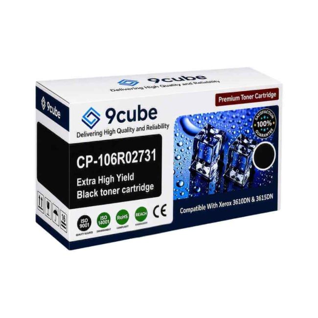 Compatible Xerox Black Toner Cartridge (25,300 pages*) CP-106R02731