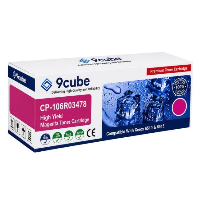 Compatible Xerox 106R03478 Magenta High Capacity Toner Cartridge (2,400 pages*) 106R03478