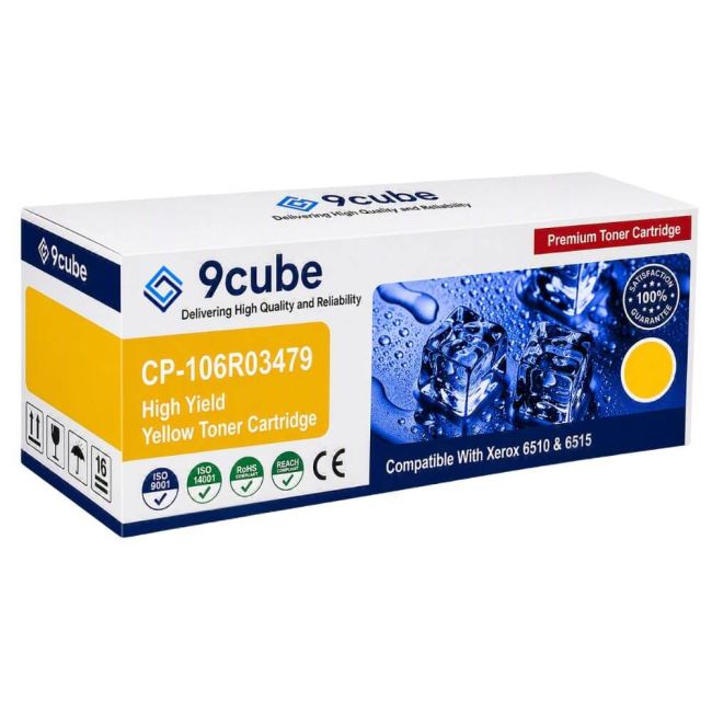 Compatible Xerox 106R03479 Yellow High Capacity Toner Cartridge (2,400 pages*) 106R03479