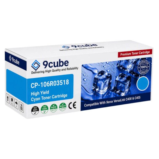 Compatible Xerox 106R03518 Cyan High Capacity Toner Cartridge (4,800 Pages*)