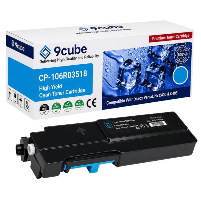 Compatible Xerox 106R03518 Cyan High Capacity Toner Cartridge (4,800 Pages*)