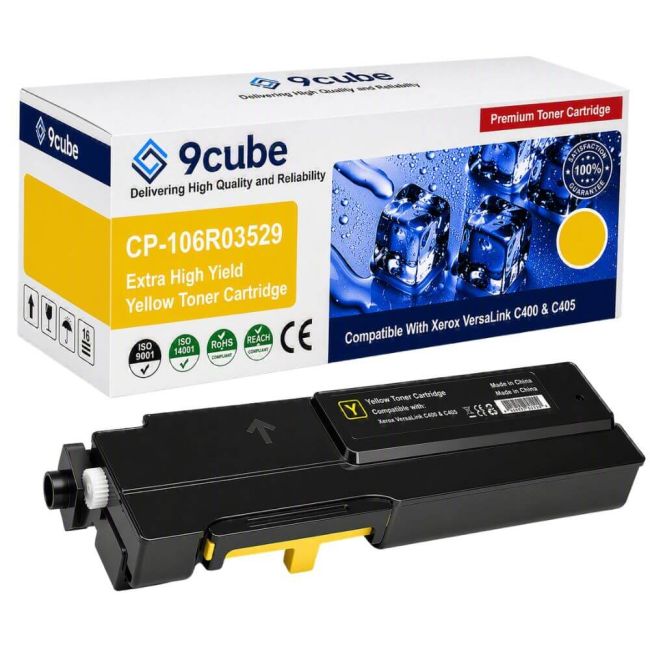 Compatible Xerox Yellow Extra High Capacity Toner Cartridge (8,000 Pages*) 106R03529