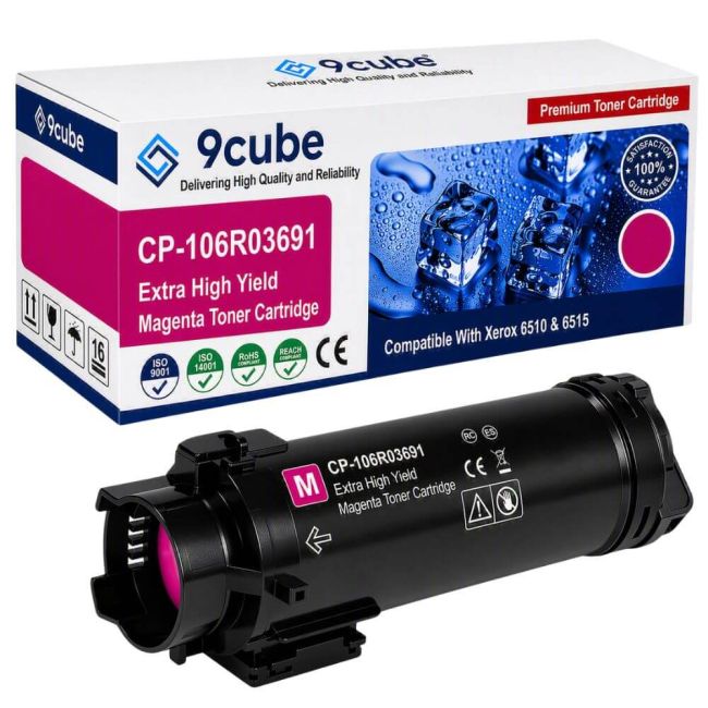 Compatible Xerox 6510 6515 Magenta Extra High Capacity Toner Cartridge (4,300 pages*) 106R03691