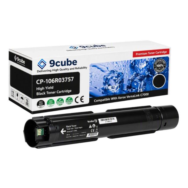 Compatible Xerox High Cap Black Toner Cartridge (10,700 Pages*) CP-106R03757